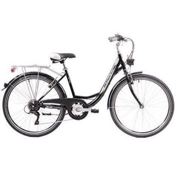 F.lli Schiano EleganceS Bicicleta de Ciudad, Mujer, Negro, 26''