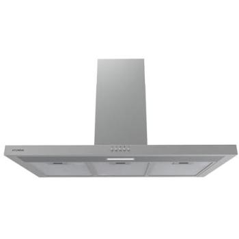 Campana Extractora Decorativa Hyundai HCPT900BX 90cm Inox Tipo T Invertida, Potencia 66,5m3/h, Tiro Doble, 3 Velocidades, Control Manual, Filtro Lavava