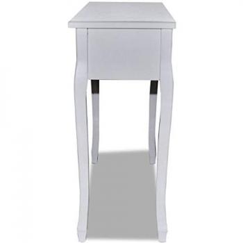 Tocador consola blanco con 3 cajones