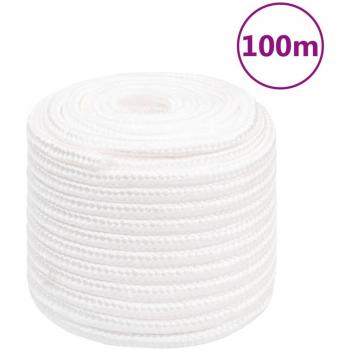 Cuerda de barco polipropileno blanco intenso 16 mm 100 m