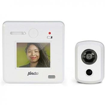 Alecto Cámara Digital Mirilla Puerta con Pantalla 2,4 DC-700 Blanco Puertas