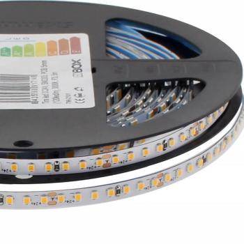 LEDBOX Tira LED Monocolor SMD2022 ChipLed Samsung DC24V 5m (210LED/m) PCB 5mm 40W IP20 Blanco Neutro
