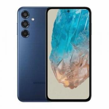 Smartphone Samsung Galaxy M35 6GB RAM, 128GB almacenamiento, pantalla de 6.6 pulgadas, conectividad 5G, color Azul Oscuro