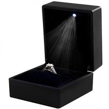 TRIXES Ring Box – Caja de compromiso negro
