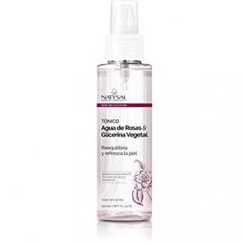 Tónico Agua de Rosas & Glicerina Vegetal 100 ml. Natysal. Limpieza y cuidado facial