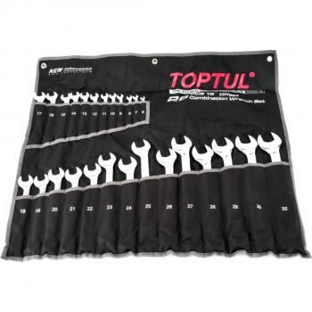 Kit de herramientas TOPTUL 26 Pieza (6 mm - 30mm, 32 mm) con llaves poligonales y de boca GPAW2601