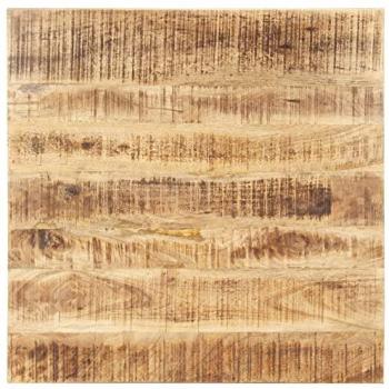 Superficie de mesa madera maciza de mango 25-27 mm 80x80 cm