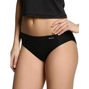 JANIRA Pack de 3 Bragas Modelo Brislip Esencial - Negro, ST/X