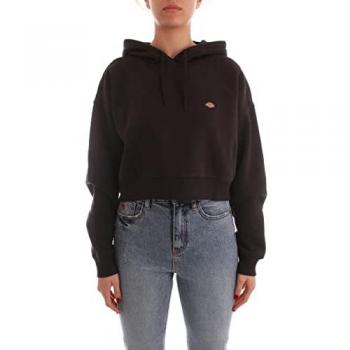 Dickies Black Oakport Hoodie Women's Sweater, Black, Size: S