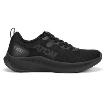 Atom by Fluchos - Zapatillas deportivas mujer AT129, color negro, talla 40