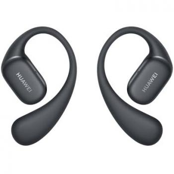 Auriculares Huawei FreeArc Negros, Bluetooth 5.2, Conducción de aire, Resistencia al agua IP57, 28h Autonomía, Diseño abierto y cómodo