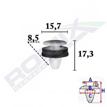 Pinza para tapicería ROMIX ROM C70342 - Clip, listón, alta resistencia, diseño ergonómico, ideal para trabajos de tapicería y manualidades