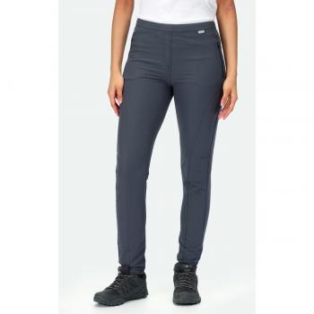 Regatta Women's Pentre Stretch Water Repellent Walking Trousers - Seal Grey, Size 8