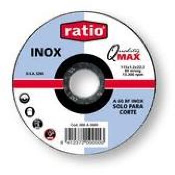 Ratio 1368A125 - Disco Corte Inox/Metal 125X1 Ratio