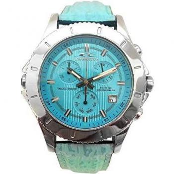 Chronotech Unisex Adult Chronograph Quartz Watch with Leather Strap CT7636L-07