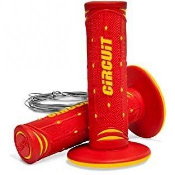 Puños de Circuito Júpiter Racing Rojo-Amarillo