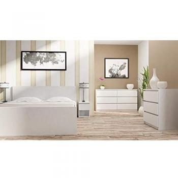 Cómoda grande Aster - 6 cajones - Estilo escandinavo - 138x40x77cm