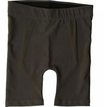 Brown Cotton Stretch Boxer Shorts with Elastic Waistband - Size S