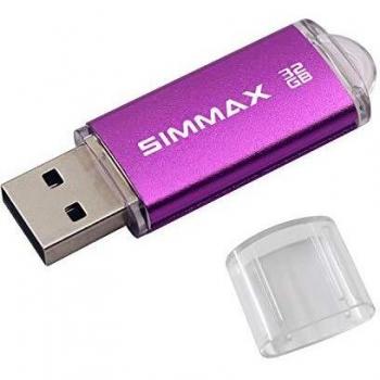 SIMMAX Memoria Flash USB 32GB Pen Drive USB 2.0 Flash Drive Almacenamiento Externo Thumb Drive