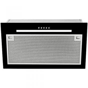 Campana Extractora Teka GFG 2 Integrable, Cristal Negro, 55cm, 388 m³/h con Iluminación LED y Mandos Pulsantes