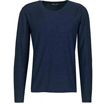 REPLAY Maglia Girocollo Puro Cotone Essential, Nero - S