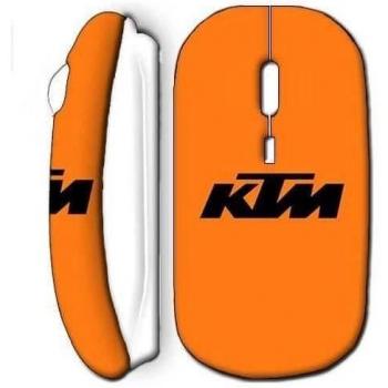 Ratón inalámbrico con logo KTM naranja