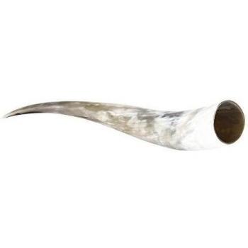 Vaso cuerno Vikingo 0,7 litros Cuerno bebedor negro-blanco