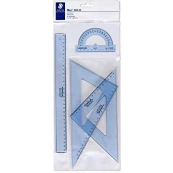 STAEDTLER 569-22 - Juego escolar de reglas, Unica