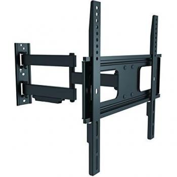 Soporte mural para TV Full Motion, inclinable -20°/+10°, giratorio -90°/90°, 32-55, VESA 400x400, hasta 50 kg