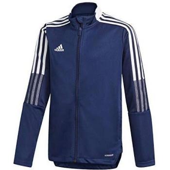 Chaqueta de Chándal Adidas Tiro 21 Junior Azul Poli Tricot