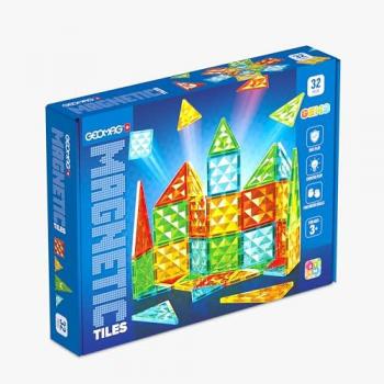 Jazwares Gemas De Azulejos Magnéticos Geomag 32 Piezas