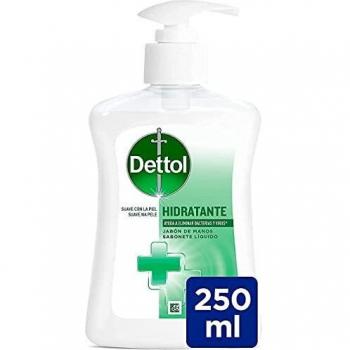 Dettol jabon de manos higienizante hidratante con aloe vera z 250 ml