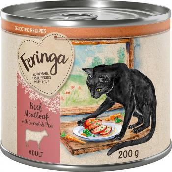 Feringa Selected Recipes Pack Ahorro 24 x 200 g - Carne asada con zanahoria y guisantes