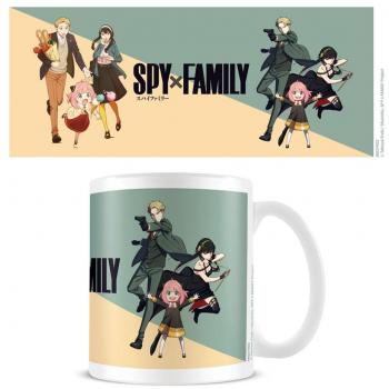 Pyramid International Spy X Family Mug (Cool vs Family Design) Taza de café de cerámica de 11 onzas, tazas y tazas de café para hombres, tazas para mujeres y tazas para niños, producto oficial