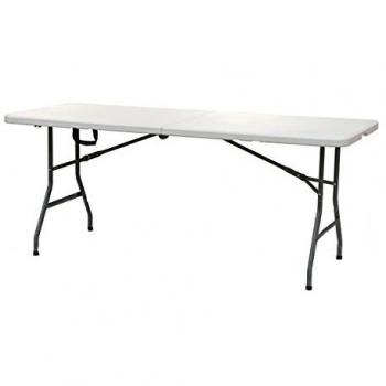 Mesa Plegable Orework 152x70x74 cm - Estructura de Acero y Polietileno Alta Densidad