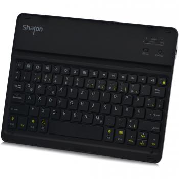 Leicke SI54221 SHARON funda protectora compatible Samsung Galaxy Tab S 10.5 con integrado Teclado Bluetooth