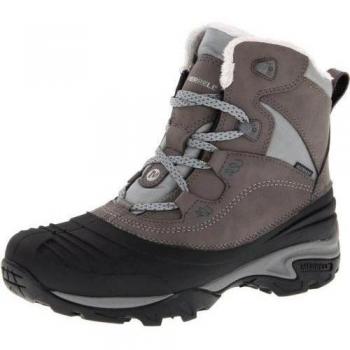 Merrell SNOWBOUND MID WTPF J55624 - Botas de nieve para mujer, Negro carbón, US 11|UK 9|EU 42.5