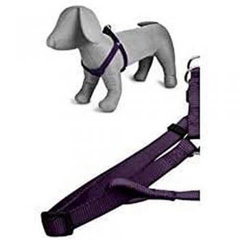 Papillon Arnés Nylon para Perros Ajustable 20mmx46-75cm - Violeta