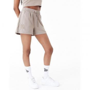 Pantalón Corto New Era de mujer New York Yankees beige - S