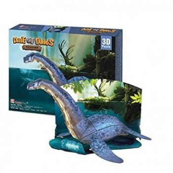 CubicFun 3D Puzzle Dinosaurio Plesiosaurus Modelo de Ensamblaje Juguete Educativo