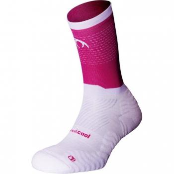 Calcetines de running Lurbel Tiwar Five Valencia Marathon Pink, Talla S