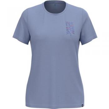 Odlo Camiseta de Manga Corta Ascent Merino 160 Tree Mujer Azul XL