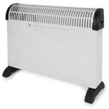 Calefactor convector Perel 2000 W con turbo y temporizador