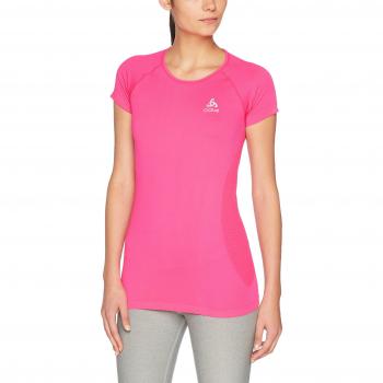 Odlo Essentials – Camiseta de Manga Corta para Mujer, Mujer, Color Pink GLO, tamaño Medium