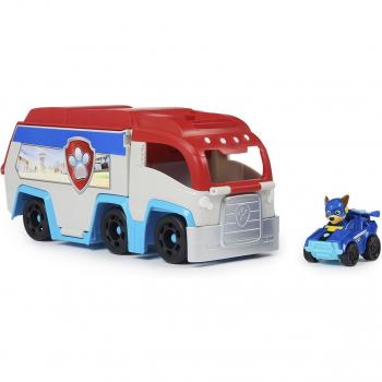 Vehículo de juguete Pup Squad Patroller Spin Master con características de patrulla canina, diseño interactivo, luces y sonidos