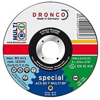 Dronco ACS60TMulti115 - Metal cutting disc ACS 60/ACS 46 T Multi Special, 115 x 1.2 mm, 1 unit