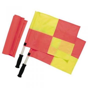 RUCANOR Set 22510 de - Banderín de córner para fútbol, color amarillo / naranja, talla única