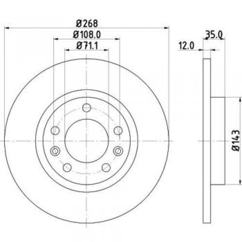 Hella 8dd 355 120 – 491 freno