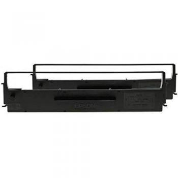 Epson SIDM - Cartucho de Cinta Negra para Impresoras Matriciales LX-350/300+/300+II, 4 Millones de Caracteres