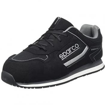 Sparco 0752742NRGR, Gymkhana S1p SRC, Zapatos de Seguridad de Trabajo, Negro, 42 EU Unisex Adulto, Multicolor, 42/50